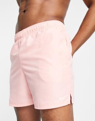 Nike Swimming 5 inch Volley shorts in pink