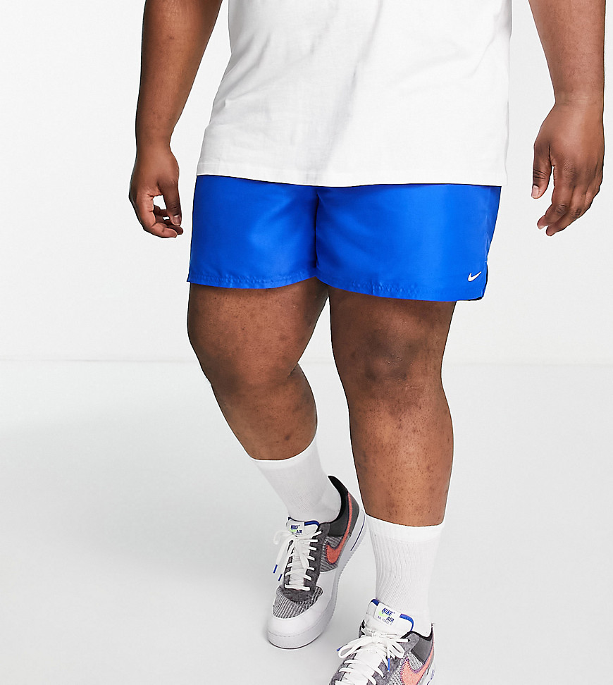 Nike Swimming 5-inch volley shorts in royal blue-Blues