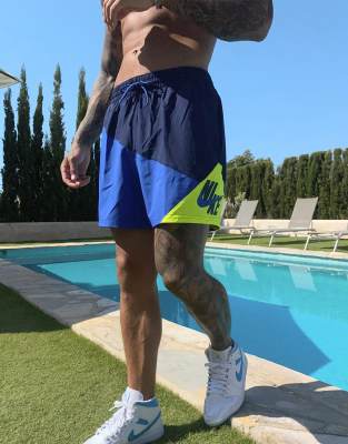 nike block colour shorts