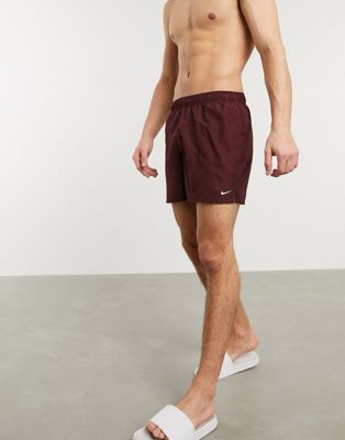 burgundy nike shorts