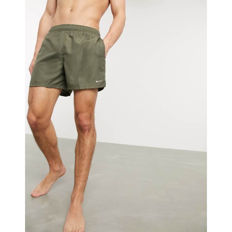 Nike Swimming 5inch Volley shorts in khaki ASOS