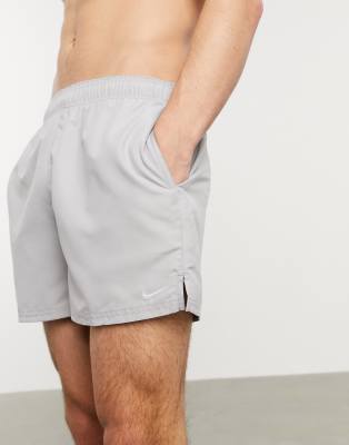 nike 5 inch shorts grey