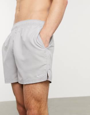 nike swimming exclusive volley super short swim short in grey