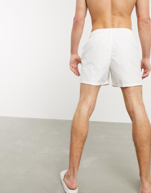 Nike white swim clearance shorts