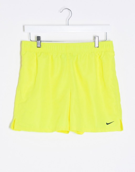 Nike swimming volley swim store short in volt yellow