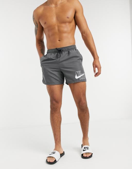 Nike grey store swim shorts