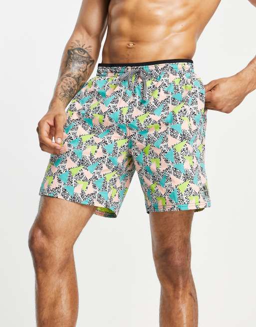 Nike 90s print clearance shorts