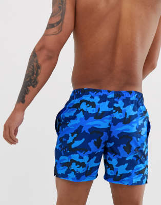 nike swim shorts blue