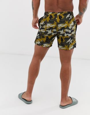 nike camo swim shorts