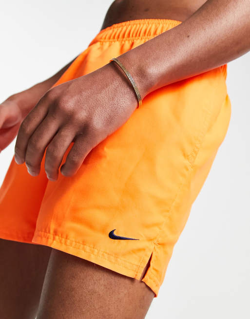 Orange nike hot sale swim shorts