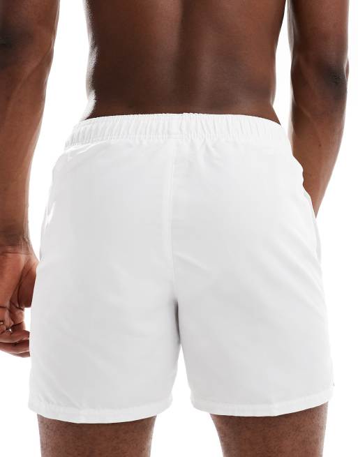 Nike white swim shorts store