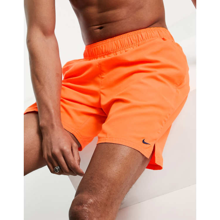 Men orange nike shorts online