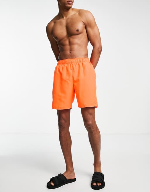Nike Swimming – Essential – Pomarańczowe szorty o długości 7 cali, 4 z 4