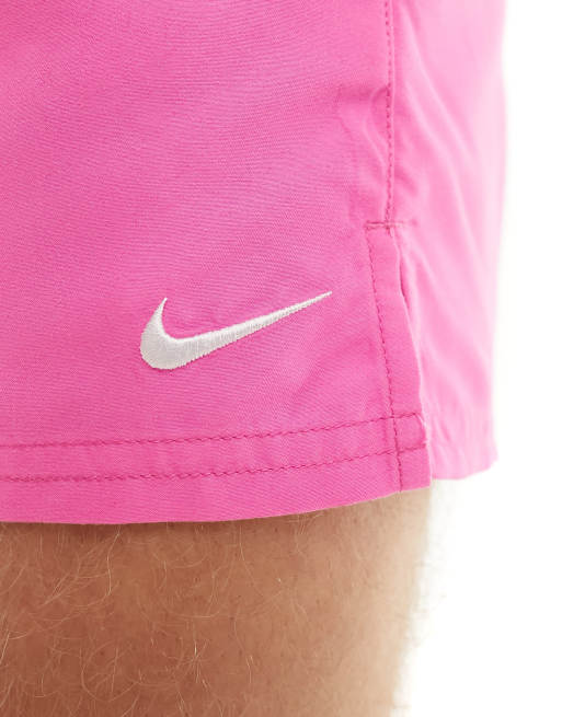 Nike Swimming - Essential - Short de bain 5 pouces style volley - Rose fantaisie, 3 de 4