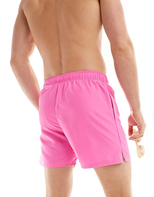 Nike Swimming - Essential - Short de bain 5 pouces style volley - Rose fantaisie, 4 de 4