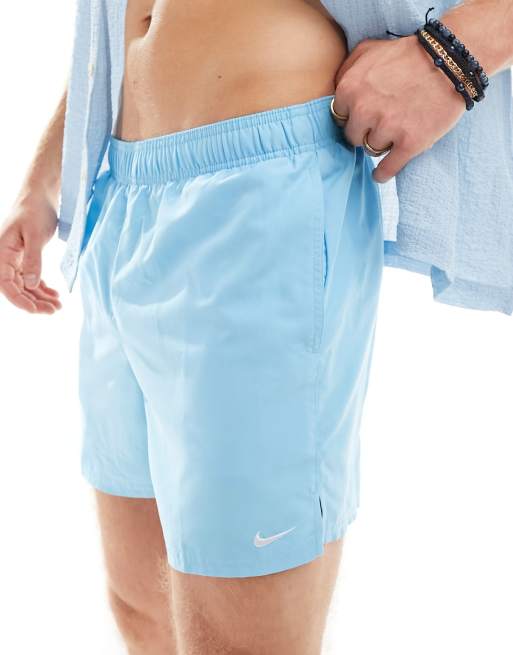 Nike Swimming - Essential - Vandblå volleybadeshorts på 5 tommer, 3 af 4