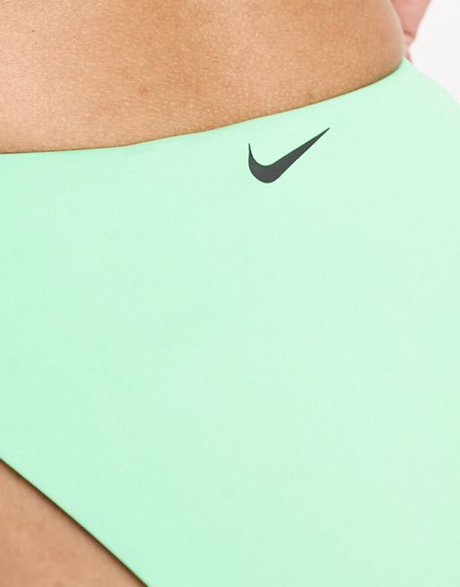 Nike Swimming Essentials bralette bikini top in green
