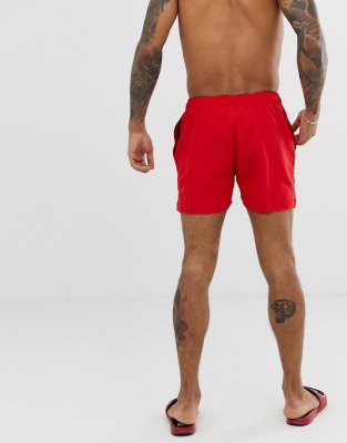 red nike swim shorts