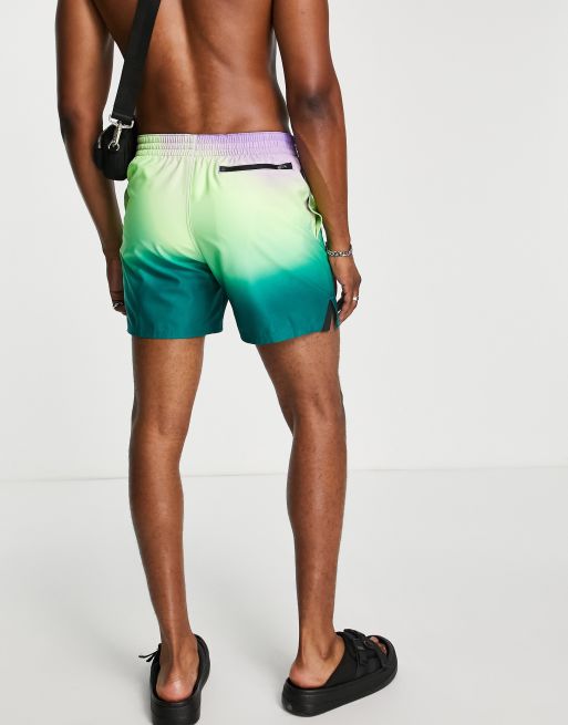 Nike Swimming – Explore – Lila och blå batikmönstrade badshorts på 5 tum , 2 av 4
