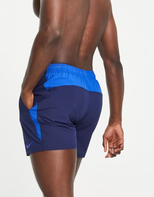 Nike Swimming – Granatowe 5-calowe szorty do siatkówki z wstawkami, 4 z 4
