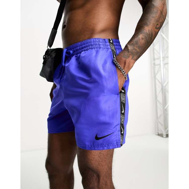 blue and purple nike shorts