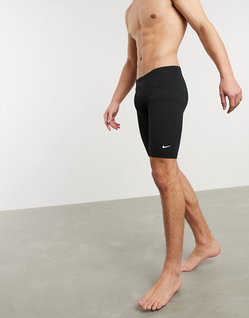 Nike Swimming Jammer with small swoosh in black