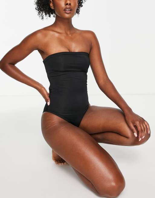 Maillot best sale bandeau noir