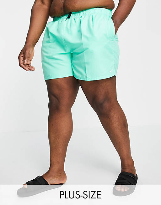 Nike Swimming Plus 5 inch swim shorts in green
