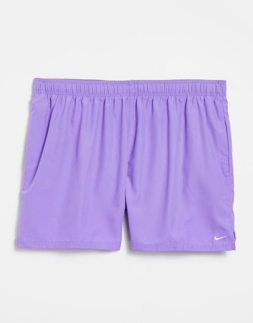 Nike Swimming Plus 5 inch Volley shorts in lilac ASOS