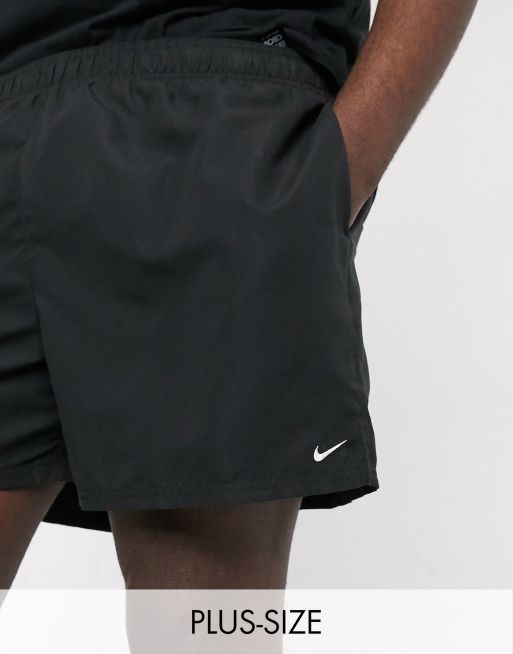Nike Swimming Plus 5inch Volley shorts in black ASOS