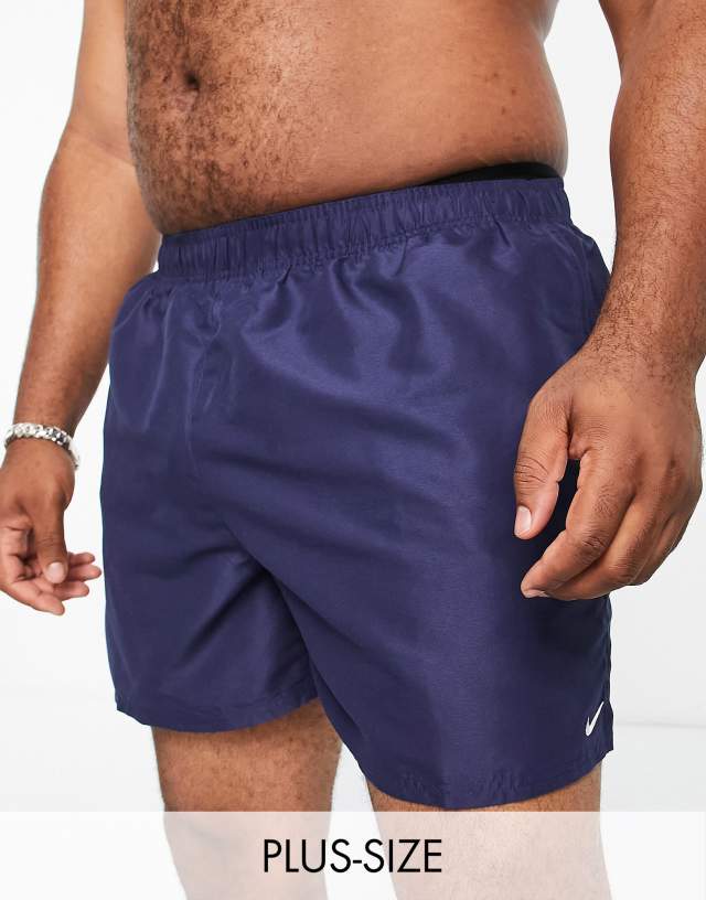 Nike Swimming Plus 5inch Volley shorts in navy