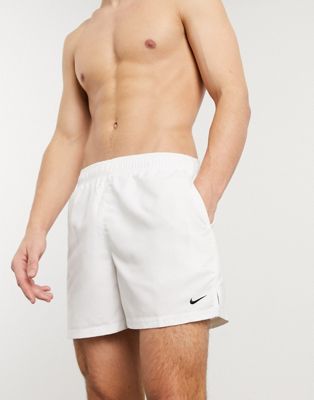 nike white swim shorts