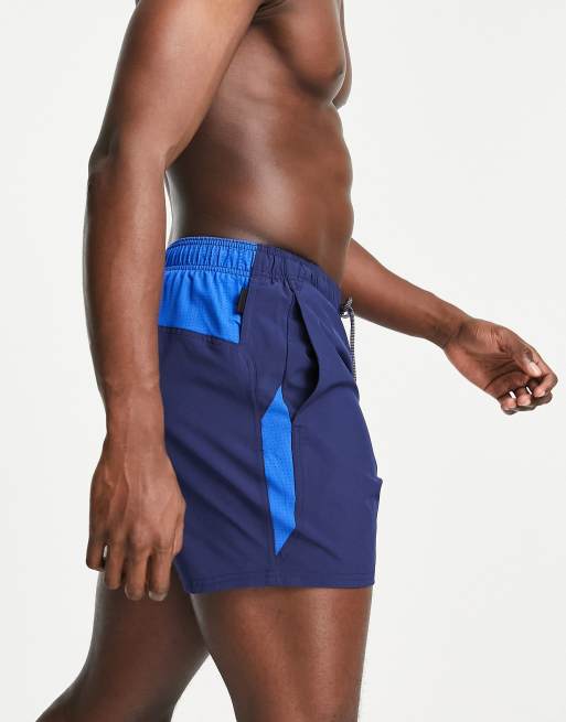 Nike Swimming - Short de volley à empiècements 5 pouces - Bleu marine foncé, 3 de 4