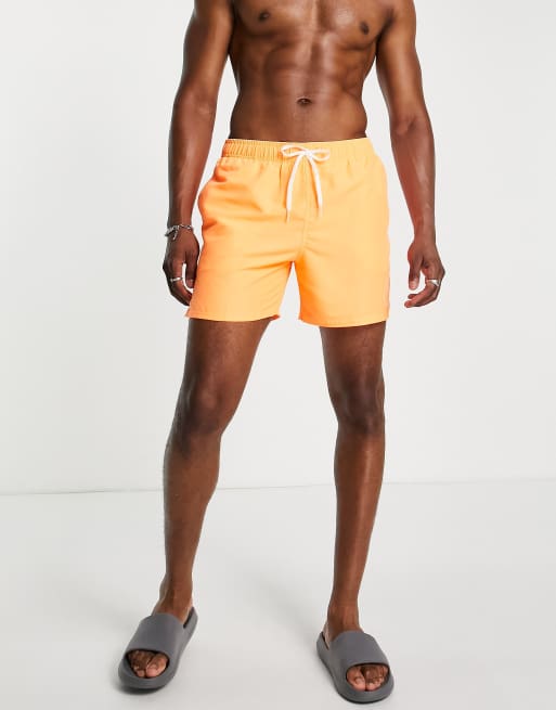 Nike Swimming – Shorts in Orange mit seitlichem Logo, 5 Zoll, 3 von 4