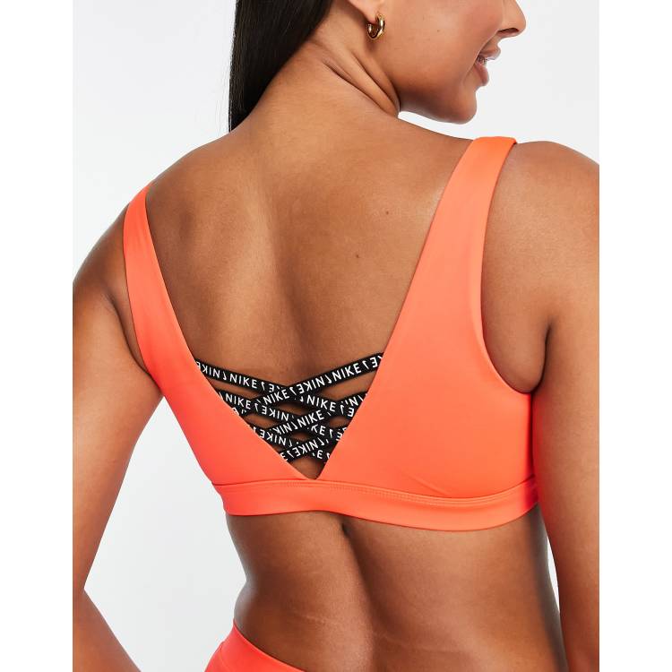 Nike Sneakerkini Women's Scoop Neck Bikini Top. Nike AT