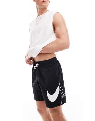 Nike Swimming Nike Swimming Specs 7 inch volley swim shorts in black