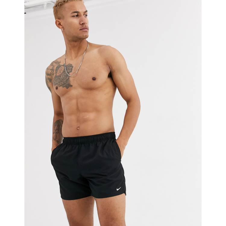 Nike Swimming super short volley swim shorts in black ASOS