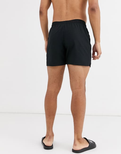 Nike Swimming super short volley swim shorts in black | ASOS