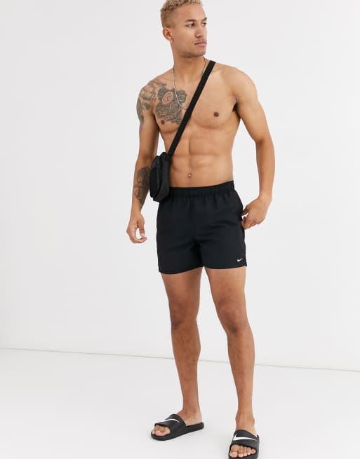 Nike Swimming super short volley swim shorts in black