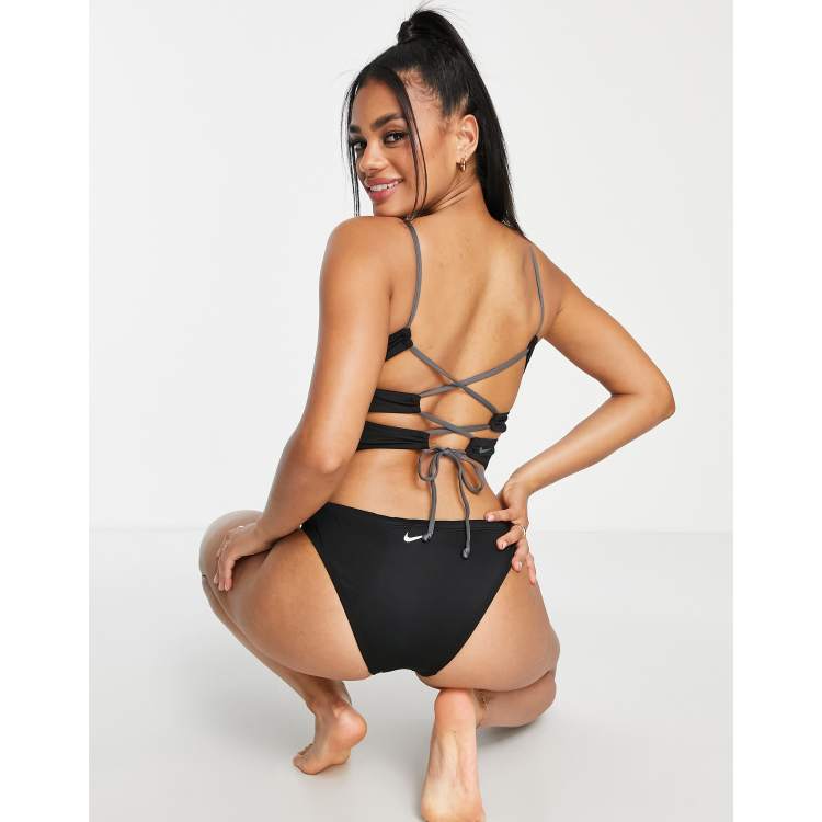 Black midkini store swimsuit top