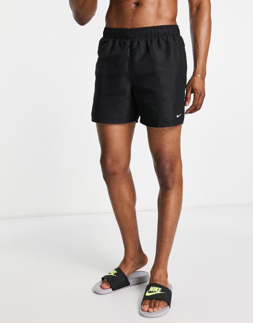 Nike Swimming Volley 5 inch shorts in black