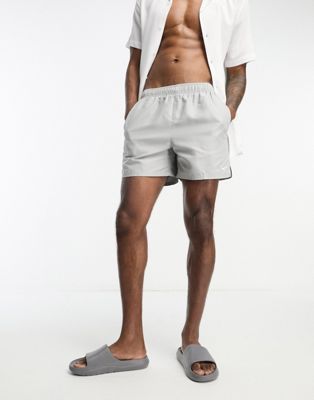 Nike Swimming Volley 5 inch swim shorts in grey - ASOS Price Checker