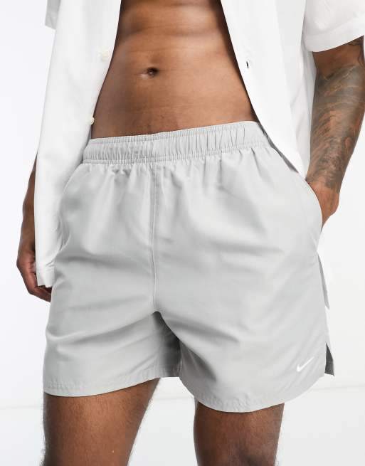 Nike grey hot sale swim shorts