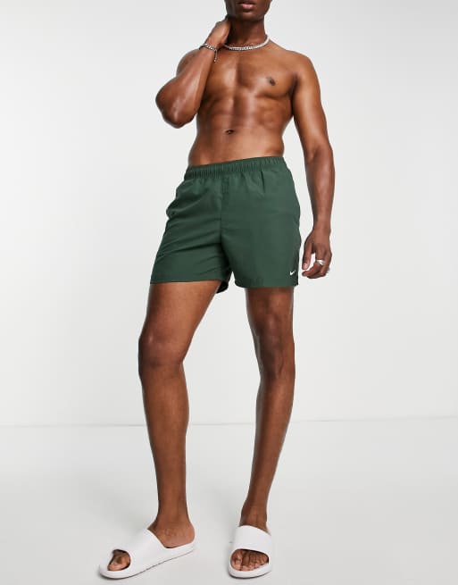 Nike Swimming - Volley - 5 inch zwemshort in donkergroen, 4 van 4