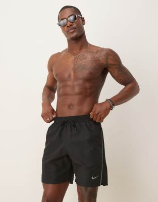 Nike Swimming Nike Swimming Volley swim shorts in black