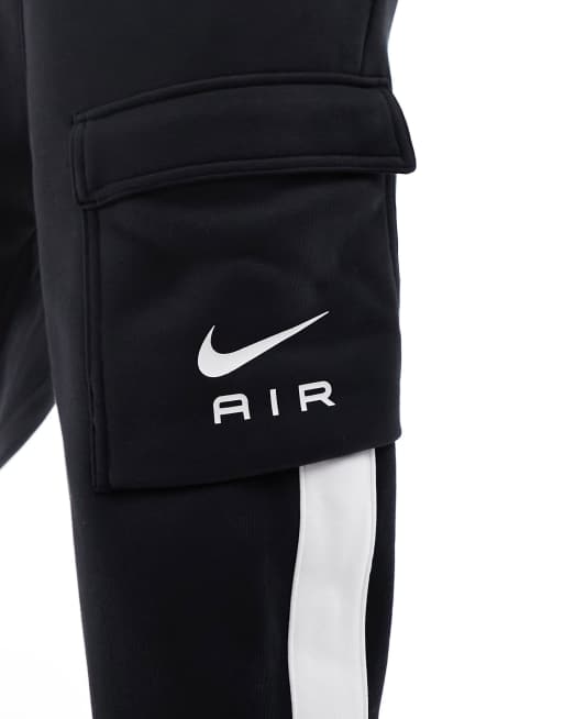 Nike Swoosh Air cargo joggers in black