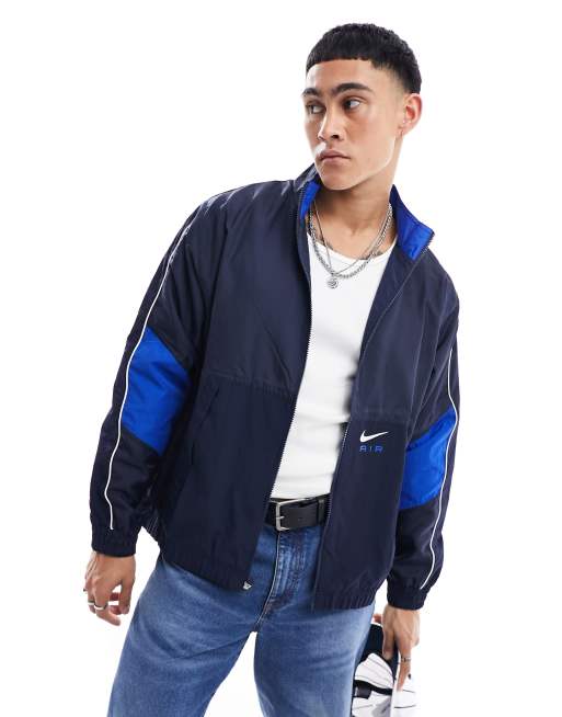 Nike – Swoosh Air – Granatowy dres z tkaniny