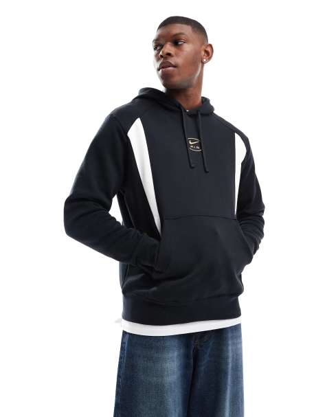 Black and white hoodies for men hotsell