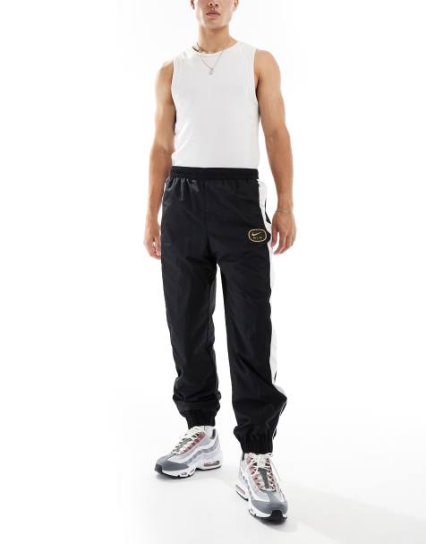 Nike - Swoosh Air - Joggers neri e bianchi - view 1