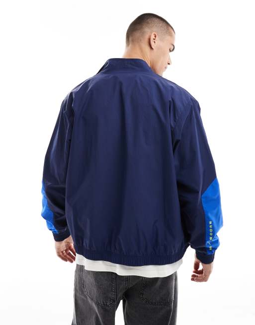 Nike - Swoosh Air - Marineblå og blå vævet træningstop, 2 af 4